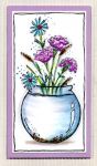 Flowers in a Bowl Card